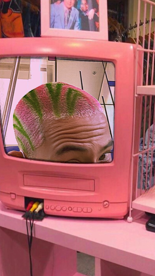 Hair look worn by Jinko Joshu