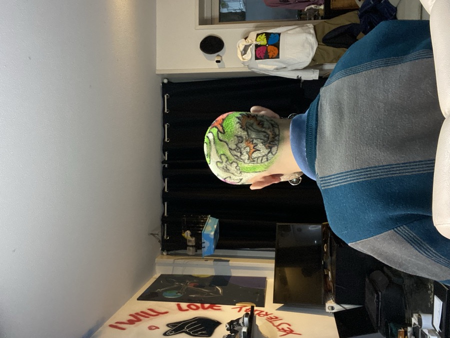 Hair look worn by Jinko Joshu